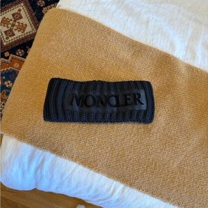 Moncler Black Ribbed Headband